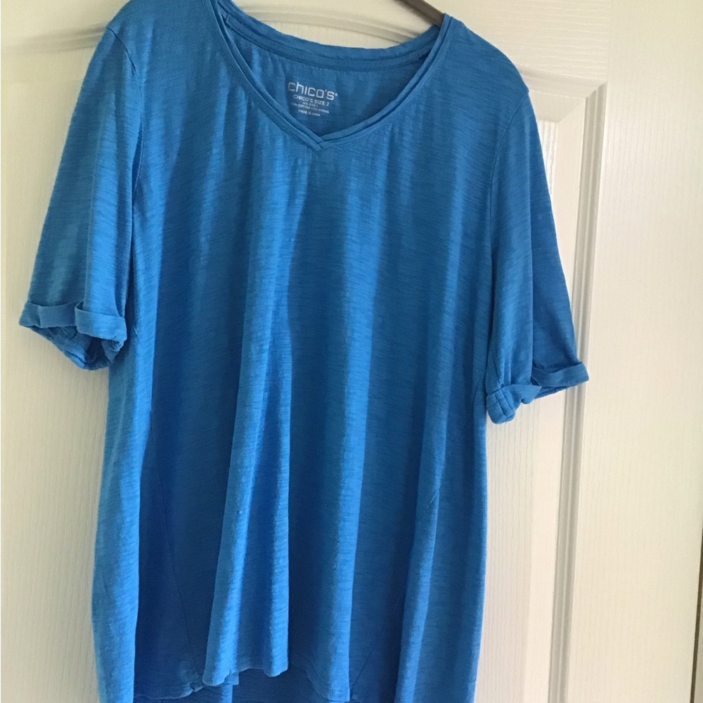 Chico's Tinic V-Neck T-Shirt Large